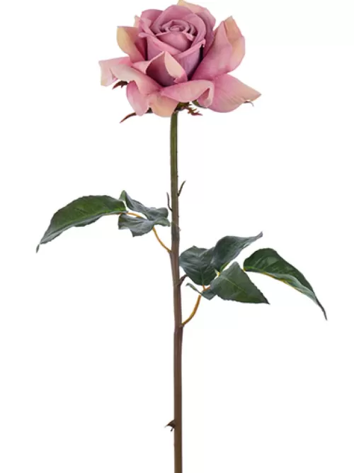 Shop Natural Touch Rose Dutchess Open 20 In. Deep Lavender Silk Roses