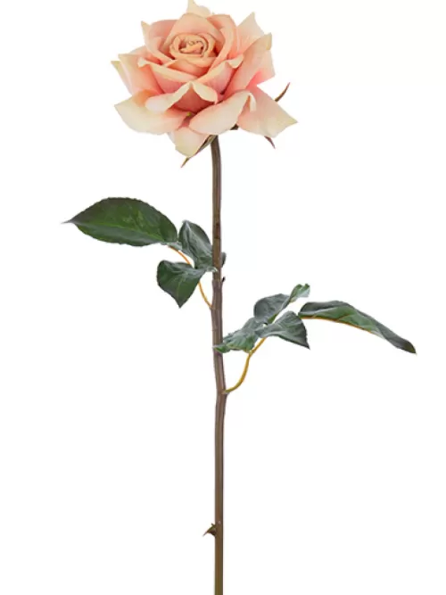 Sale Natural Touch Rose Dutchess Open 20 In. Light Mauve Silk Roses