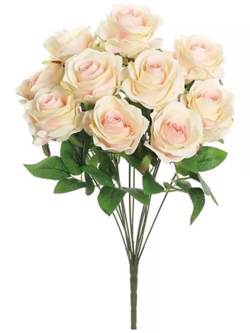 Best Rose Bush 19 In. Blush Silk Roses