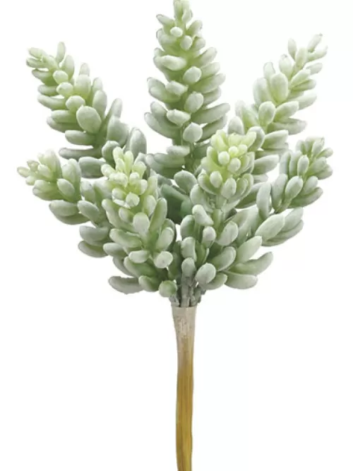 Clearance Sedum Pick 7.5 In. Green / Grey Artificial Succulents