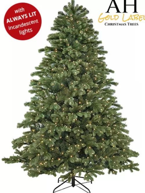 Best Virginia Fir Always Lit 9 Ft Artificial Christmas Trees